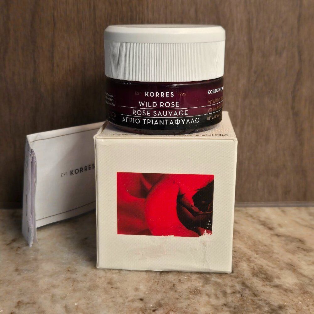 NEW Korres Wild Rose Day cream